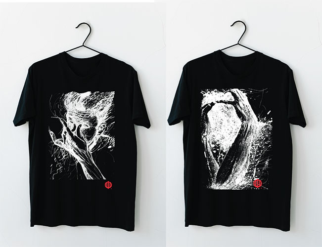 T-shirt design (black)