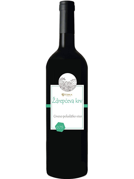 Wine label („Ždrepčeva krv“)
