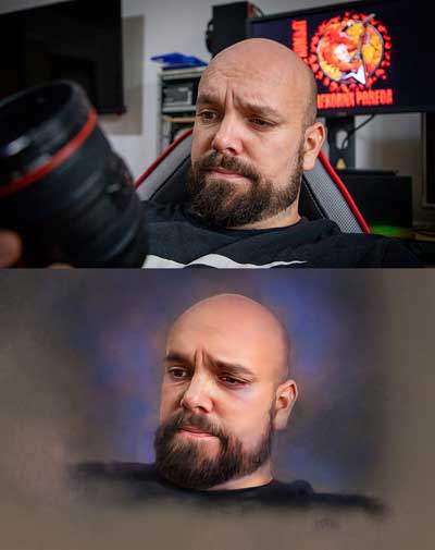 Digital Portrait in Photoshop